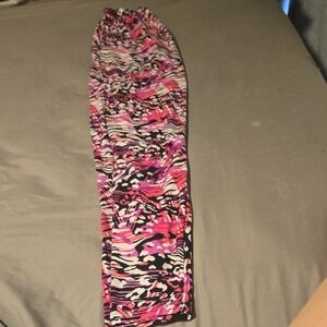 Vibrant Multicolor Patterned Leggings
